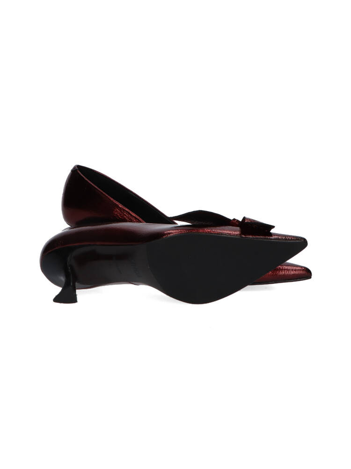 Bordeaux glanzende pumps Zinda