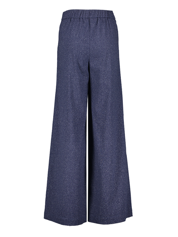 Blauwe gespikkelde broek Luta AC