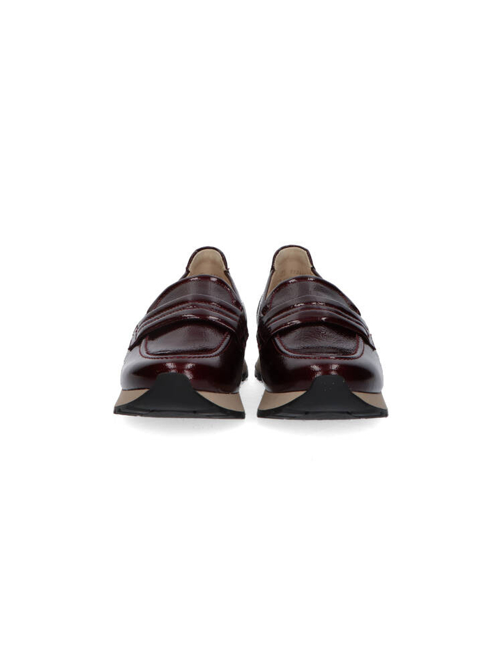 Bordeaux loafers in lakleder Gabor