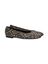 Groene ballerina in dierenprint Gabor 