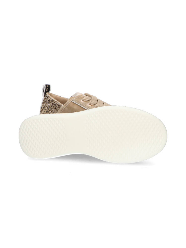 Beige sneakers met strass detail Alexander Smith