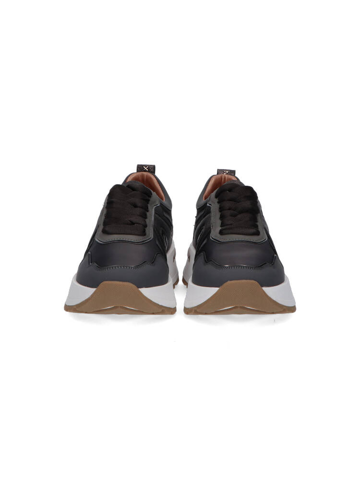 Donkergrijze lage sneakers Alexander Smith