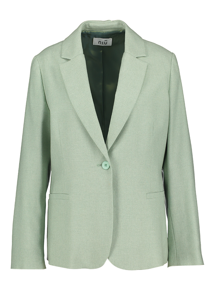 Licht groene blazer Niu