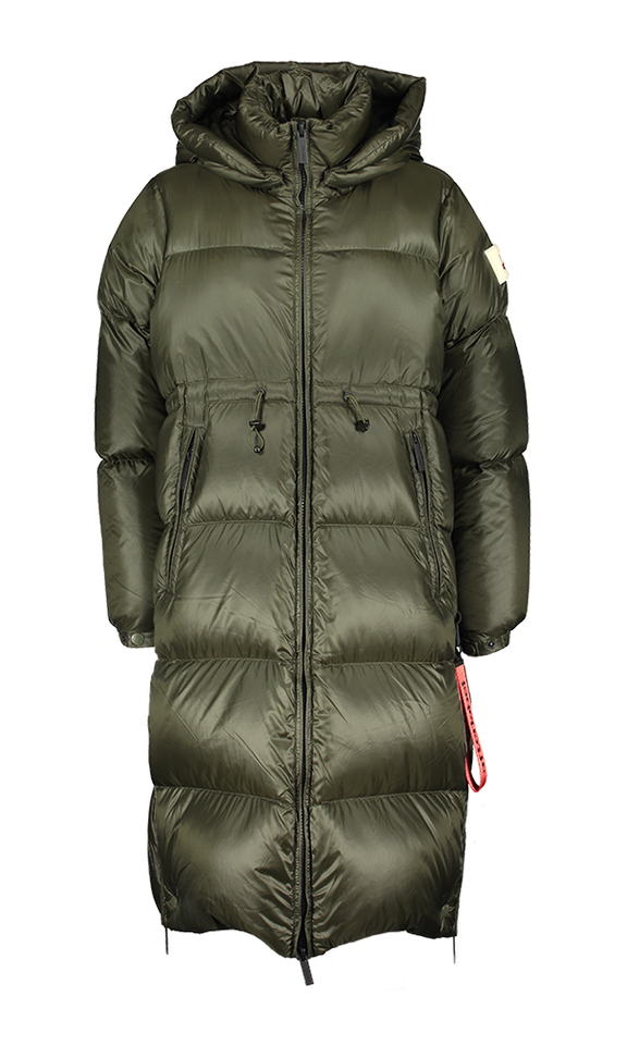 Groene winterjas met gewatteerde afwerking Aberdeen After Label 