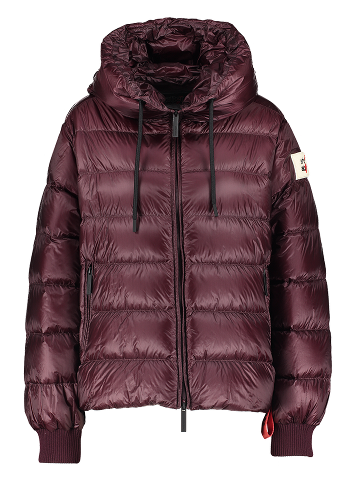 Bordeaux padded jas met kap Blaine After Label