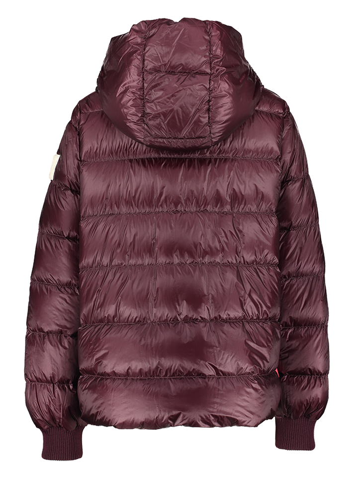 Bordeaux padded jas met kap Blaine After Label