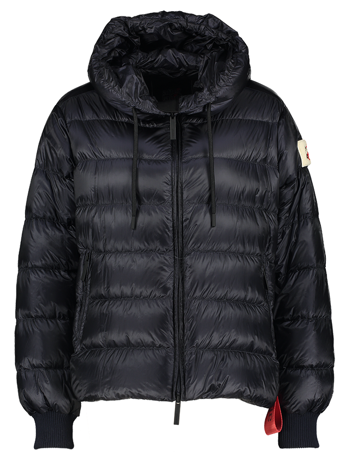 Blauwe winterjas met gewatteerde afwerking Blaine After Label