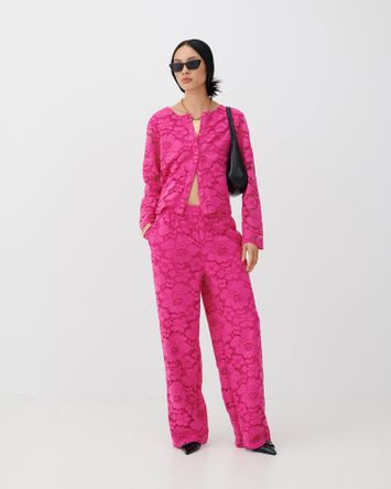 Kanten roze broek Viceren Vila