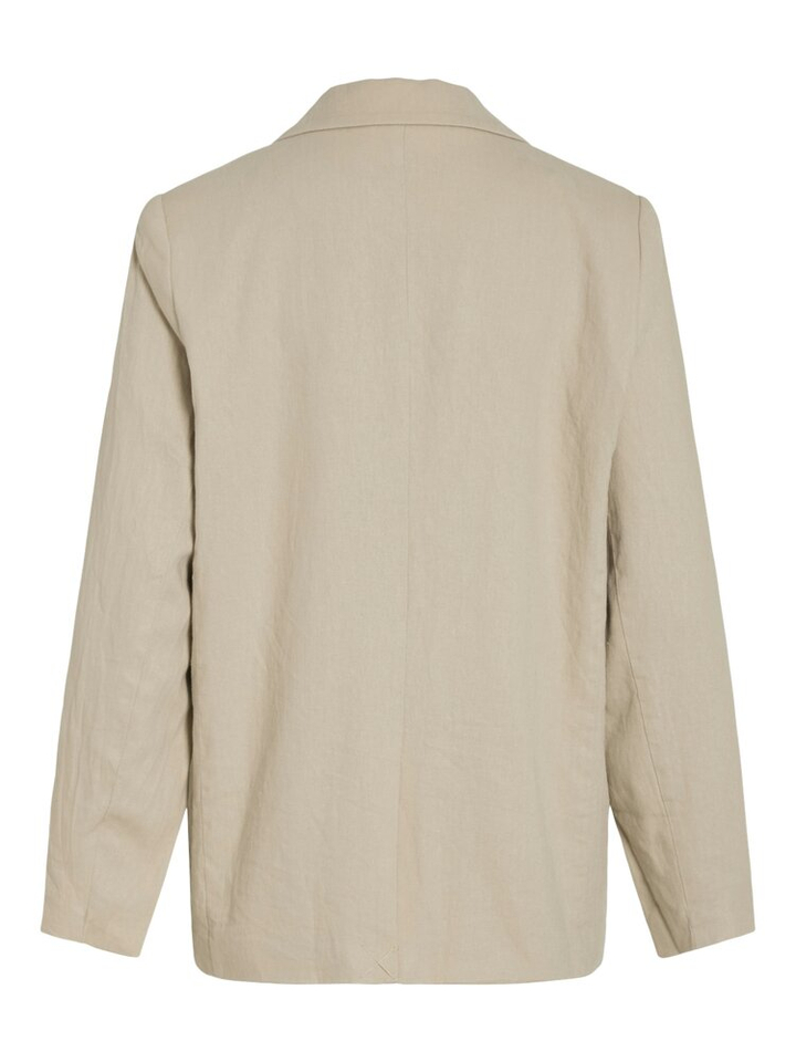 Beige blazer met knoopsluiting Vijolanda Vila