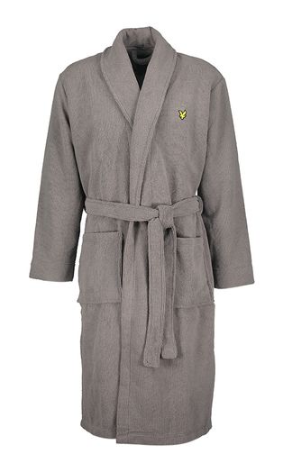 Granietgrijze badjas Lucas Lyle & Scott