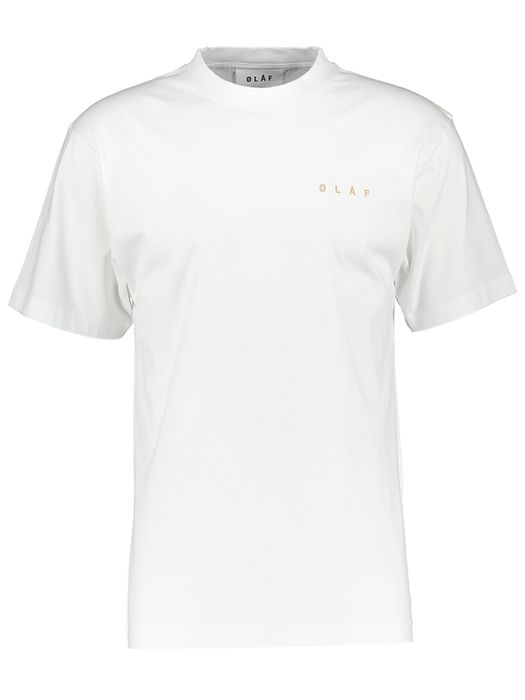 Witte T-Shirt met print op de rugzijde Olaf