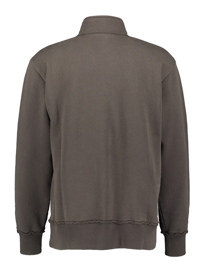 Bruine trui met opstaande kraag Olaf 