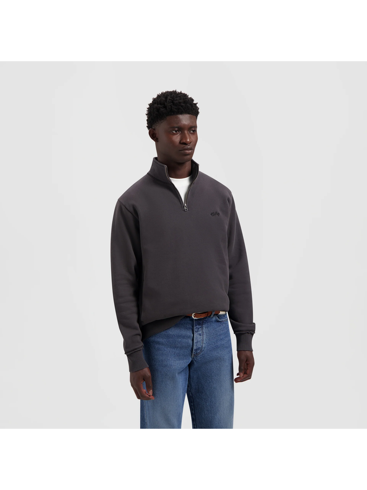 Bruine trui met opstaande kraag Olaf 