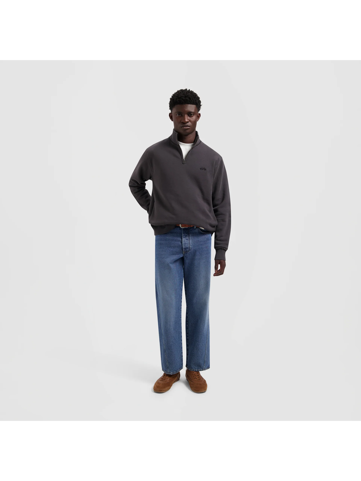 Bruine trui met opstaande kraag Olaf 