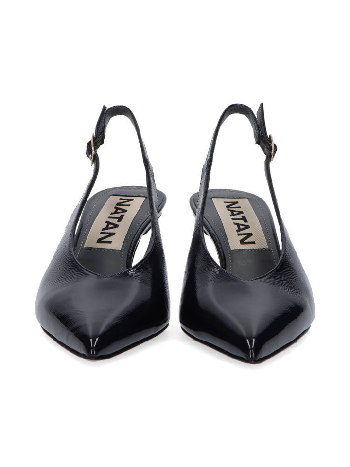 Nappalak blu scuro slingbacks Natan 