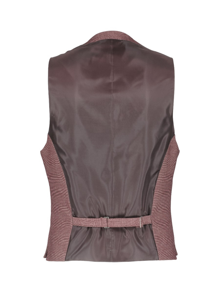 Bordeaux kleurige onder gilet Laurent Digel 