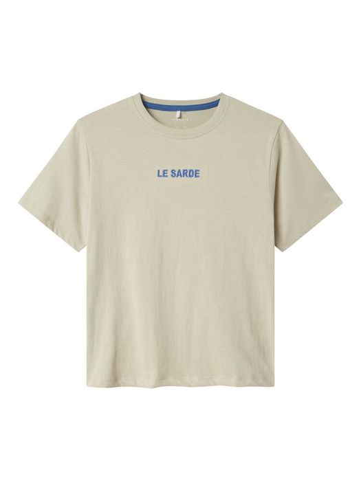 Beige t-shirt met opdruk Name It