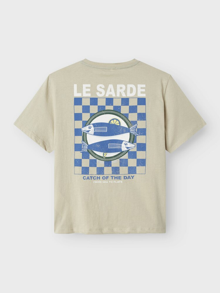 Beige t-shirt met opdruk Name It