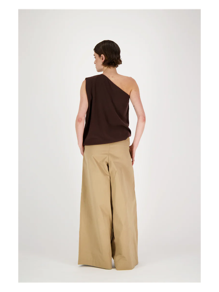 Bordeaux off shoulder top in cashmere Maeve Rae 