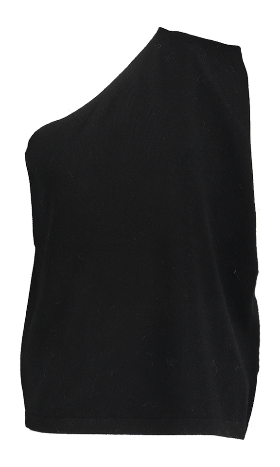 Zwarte off shoulder trui in cashmere Maeve Rae 