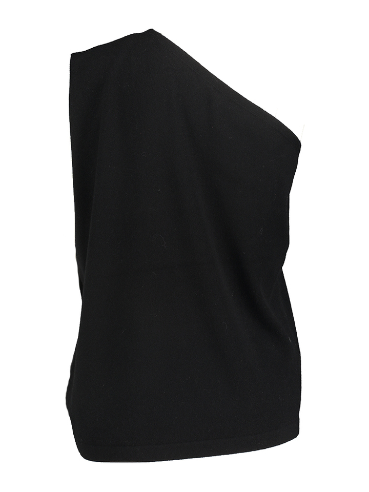 Zwarte off shoulder trui in cashmere Maeve Rae 