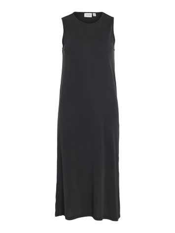 Zwarte casual soepelvallende jurk Vimodala Vila 