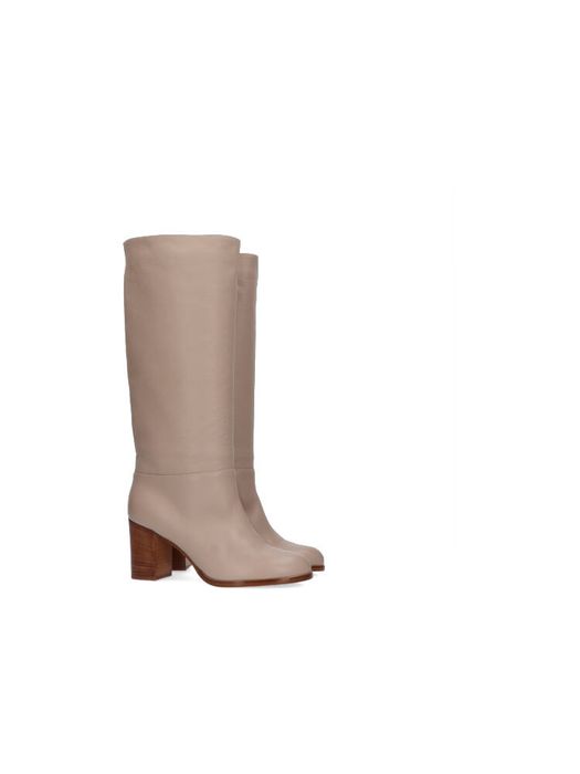 Light taupe laarzen Sien Atelier Content