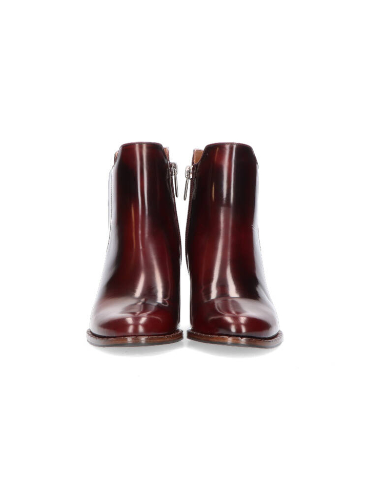 Spazz wine boots met blokhak Devon Atelier Content