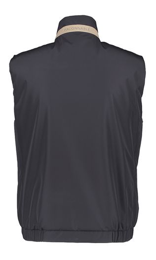 Donkerblauwe bodywarmer Faconnable 