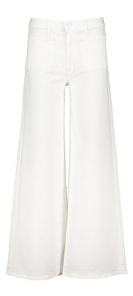 Mother Witte wide leg jeans met hoge taille