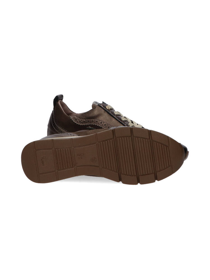 Donker bronskleurige sneakers DL Sport