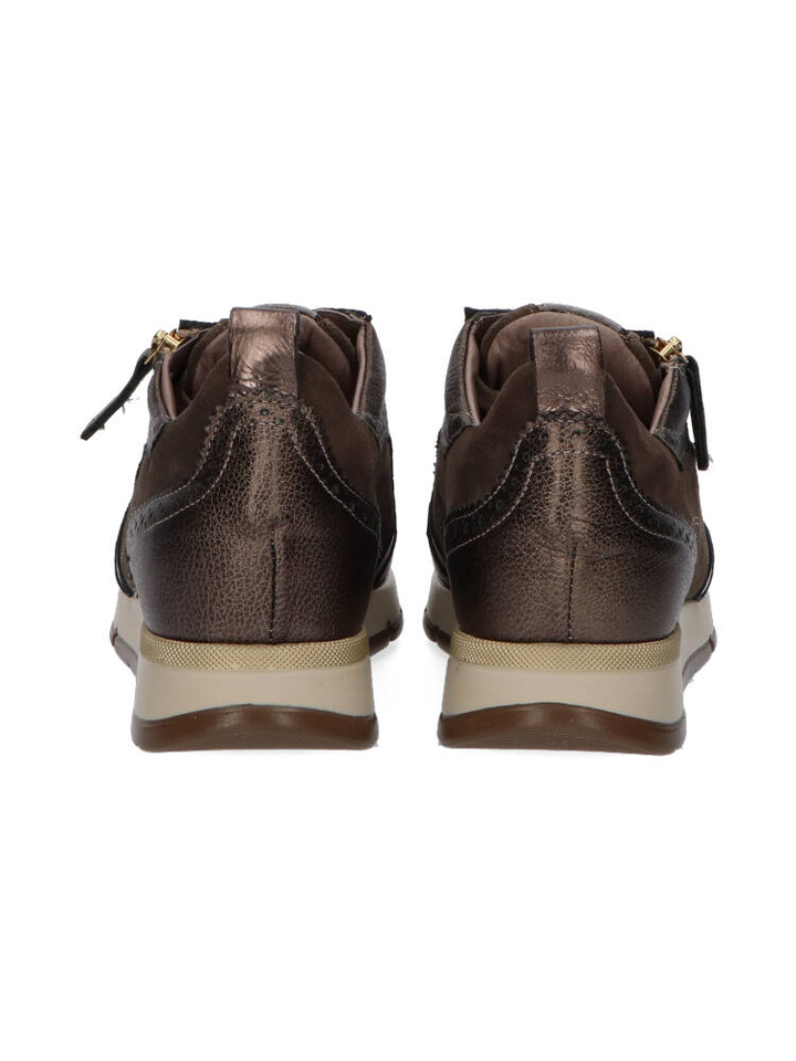 Donker bronskleurige sneakers DL Sport