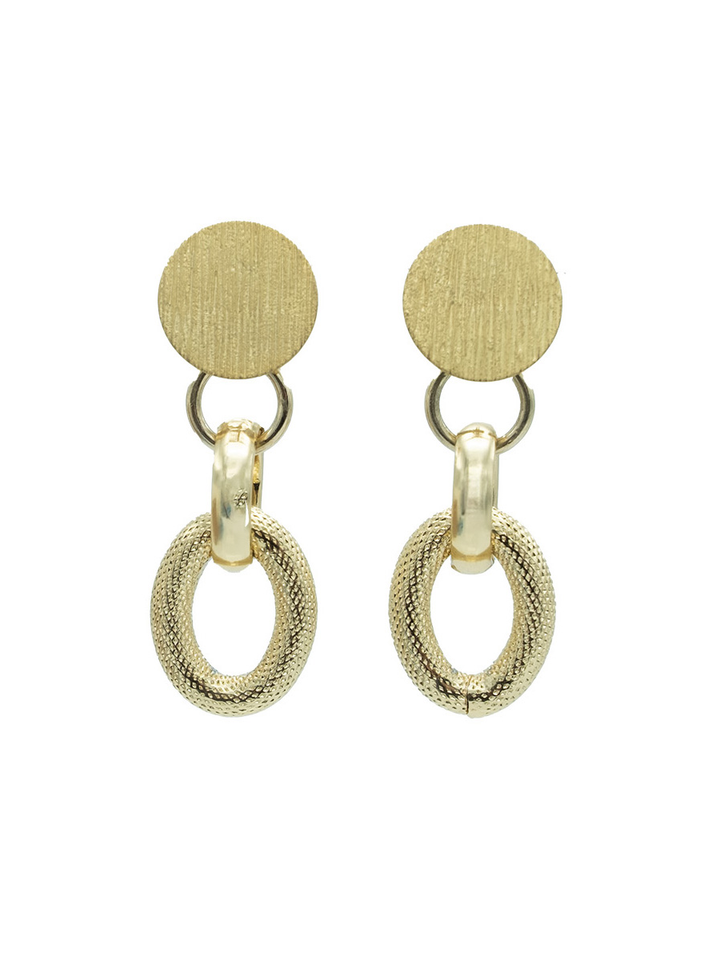 Gouden oorbellen Flo