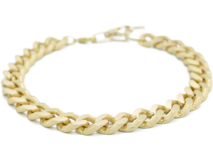 Gouden ketting met schakels Flo 