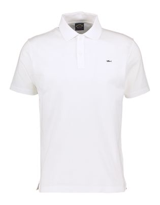 Paul & Shark Witte polo met zwart logo