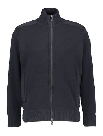 Donkerblauwe gilet met rits Paul & Shark
