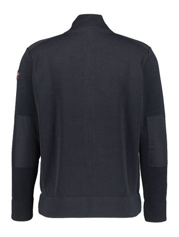 Donkerblauwe gilet met rits Paul & Shark
