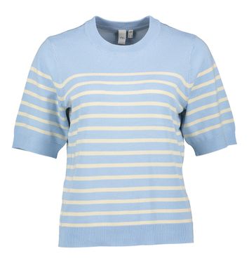 Clear sky/birch stripes pull met lange mouwen YAS 