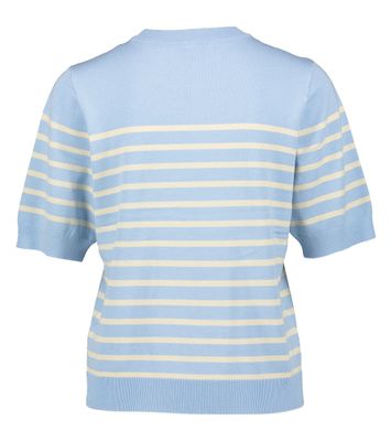 Clear sky/birch stripes pull met lange mouwen YAS 