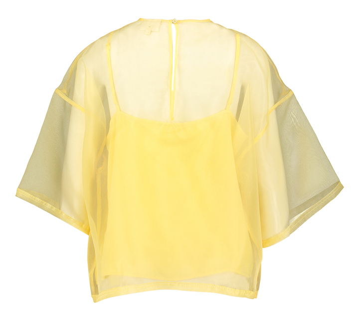 Gele voile bloes met top Antonio Les Soeurs 