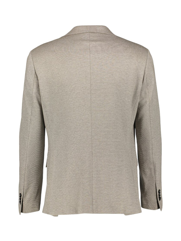 Beige blazer met klein motief Benvenuto 