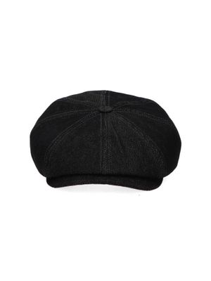 Zwarte denim pet Hatteras Stetson