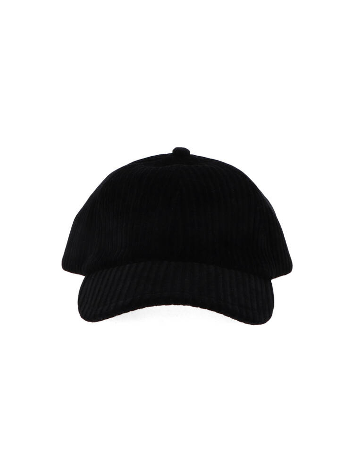 Zwart ribfluwelen pet baseball Stetson 