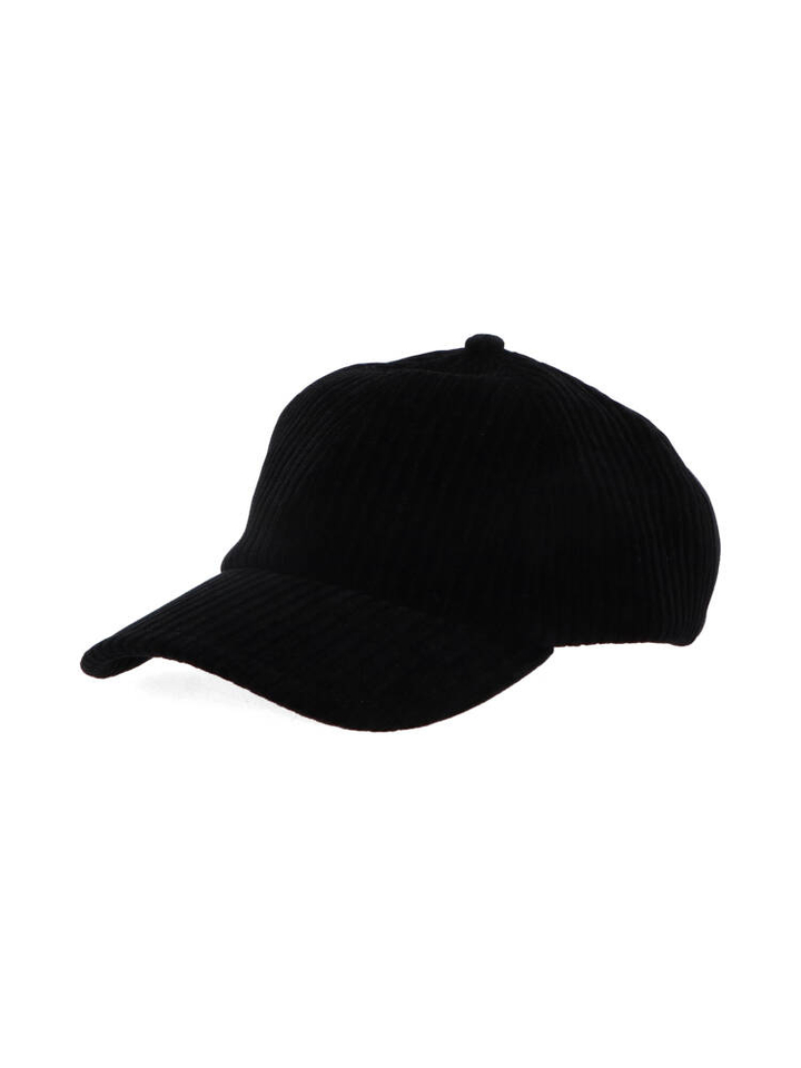 Zwart ribfluwelen pet baseball Stetson 