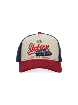 Wine offwhite pet Trucker Stetson