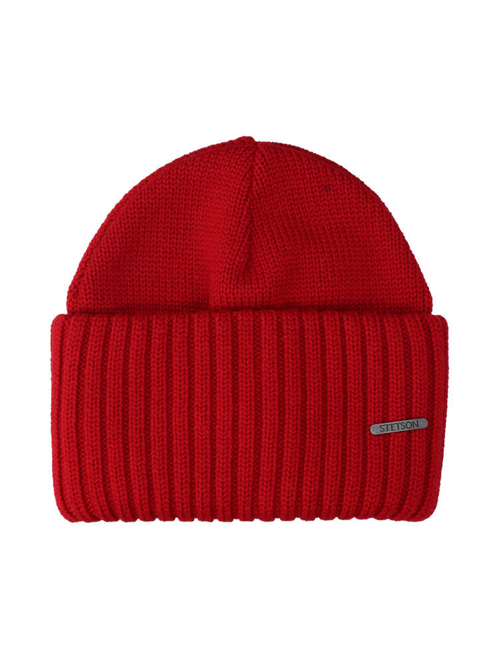Cherry beanie merino Stetson 