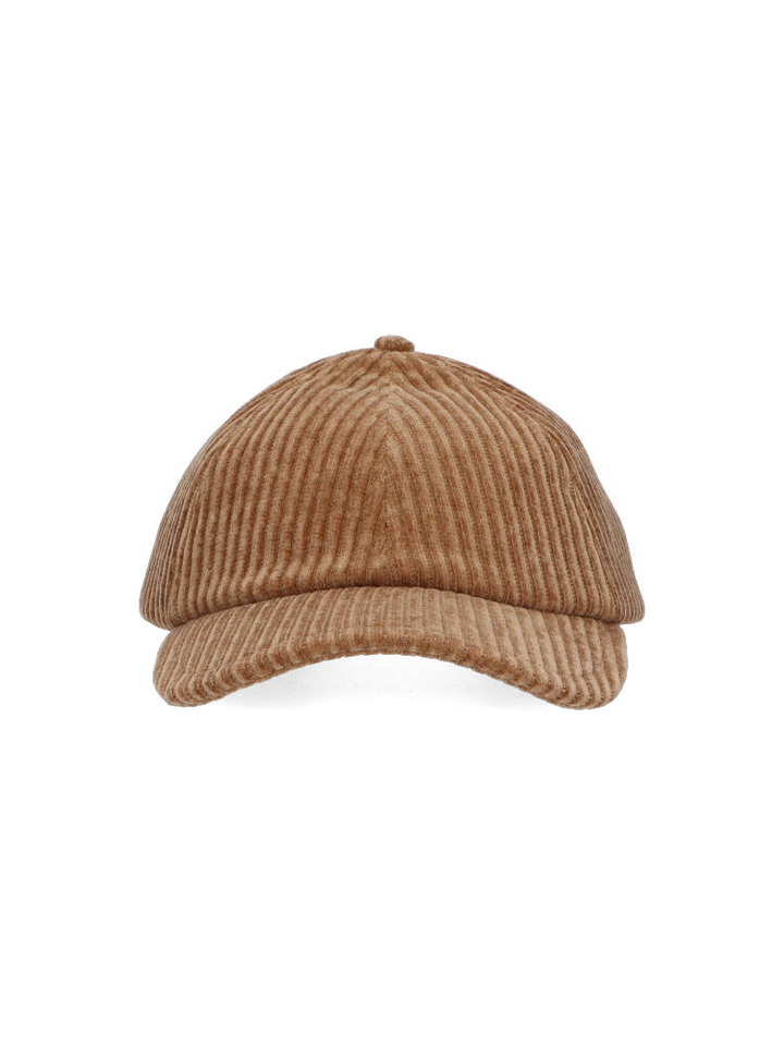 Beige pet in ribfluweel Baseball Cap Stetson