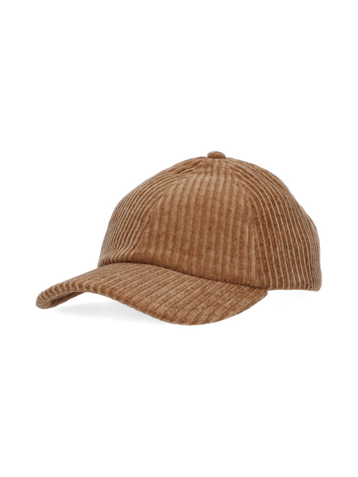 Beige pet in ribfluweel Baseball Cap Stetson