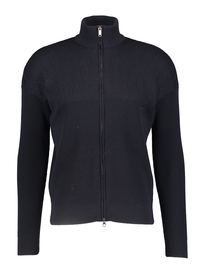 Donkerblauwe wollen trui Phil Petter 