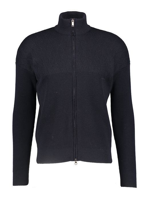 Donkerblauwe wollen trui Phil Petter